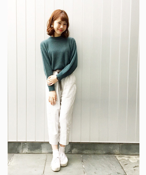 Kastane（カスタネ）の「【Kastane】はんぱ丈イージーテーパードパンツ（その他パンツ・レディース・ネイビー/その他18/ベージュ/グレー・FREE）」の21枚目の写真