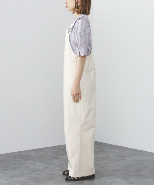 BEAMS HEART（ビームスハート）の「BEAMS HEART / セミワイド サロペット（つなぎ/オールインワン・レディース・ベージュ/オフホワイト/ブラック系その他4・SMALL/MEDIUM）」の14枚目の写真