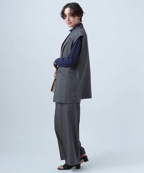 美品　FEILER グレー ノースリーブジャケット ノースリーブジャケット｜宝島染工