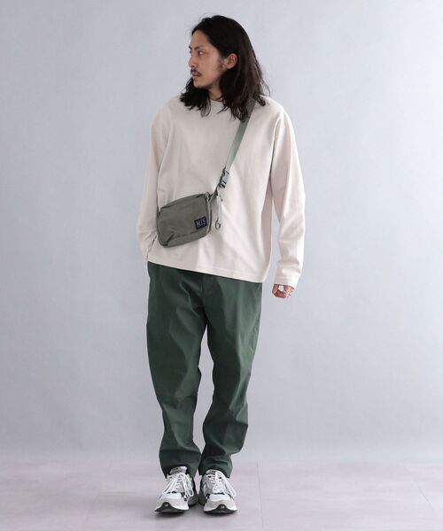 SHIPS(シップス)の「*SHIPS: スノー ウォッシュ加工 リラックス フィット ポンチ ロングスリーブ Tシャツ (ロンT)(Tシャツ/カットソー・メンズ・ホワイト/チャコールグレー/ライトブルー/ベージュ/ピンク/ライトグリーン・SMALL/MEDIUM/LARGE/X-LARGE)」の7枚目の写真