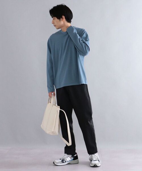 SHIPS(シップス)の「*SHIPS: スノー ウォッシュ加工 リラックス フィット ポンチ ロングスリーブ Tシャツ (ロンT)(Tシャツ/カットソー・メンズ・ホワイト/チャコールグレー/ライトブルー/ベージュ/ピンク/ライトグリーン・SMALL/MEDIUM/LARGE/X-LARGE)」の12枚目の写真