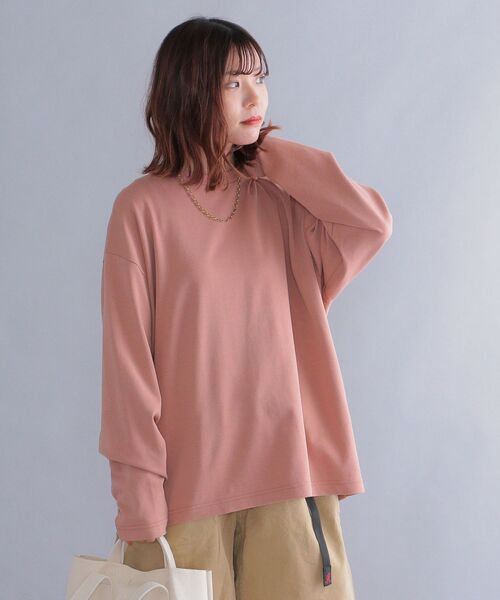 SHIPS(シップス)の「*SHIPS: スノー ウォッシュ加工 リラックス フィット ポンチ ロングスリーブ Tシャツ (ロンT)(Tシャツ/カットソー・メンズ・ホワイト/チャコールグレー/ライトブルー/ベージュ/ピンク/ライトグリーン・SMALL/MEDIUM/LARGE/X-LARGE)」の16枚目の写真