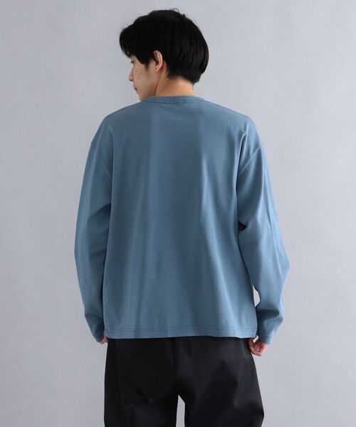 SHIPS(シップス)の「*SHIPS: スノー ウォッシュ加工 リラックス フィット ポンチ ロングスリーブ Tシャツ (ロンT)(Tシャツ/カットソー・メンズ・ホワイト/チャコールグレー/ライトブルー/ベージュ/ピンク/ライトグリーン・SMALL/MEDIUM/LARGE/X-LARGE)」の20枚目の写真