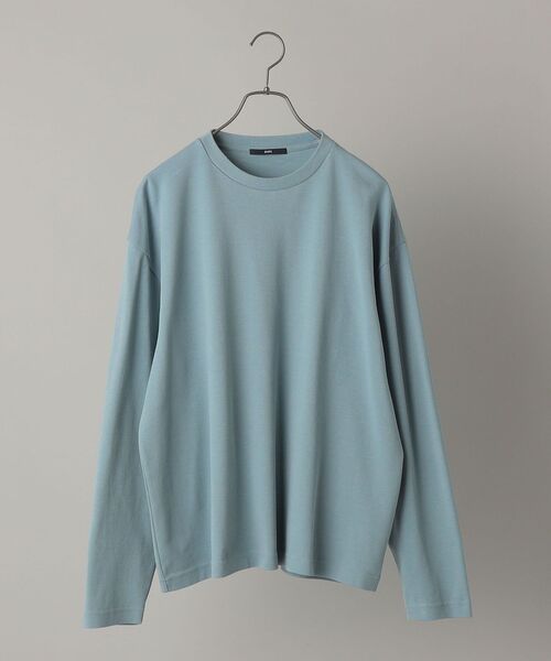 SHIPS(シップス)の「*SHIPS: スノー ウォッシュ加工 リラックス フィット ポンチ ロングスリーブ Tシャツ (ロンT)(Tシャツ/カットソー・メンズ・ホワイト/チャコールグレー/ライトブルー/ベージュ/ピンク/ライトグリーン・SMALL/MEDIUM/LARGE/X-LARGE)」の22枚目の写真