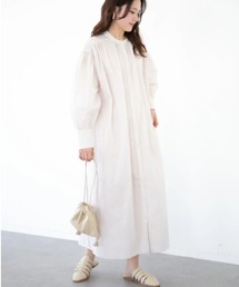 ELENCARE DUE | ・ELENCARE DUE ストライプシャツワンピース(ワンピース)