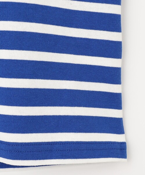 SHARE PARK（シェアパーク）の「【KIDS】UVカット ボーダーロゴTシャツ（Tシャツ/カットソー・キッズ・ブルー系1/ホワイト系1・120/100/110）」の12枚目の写真