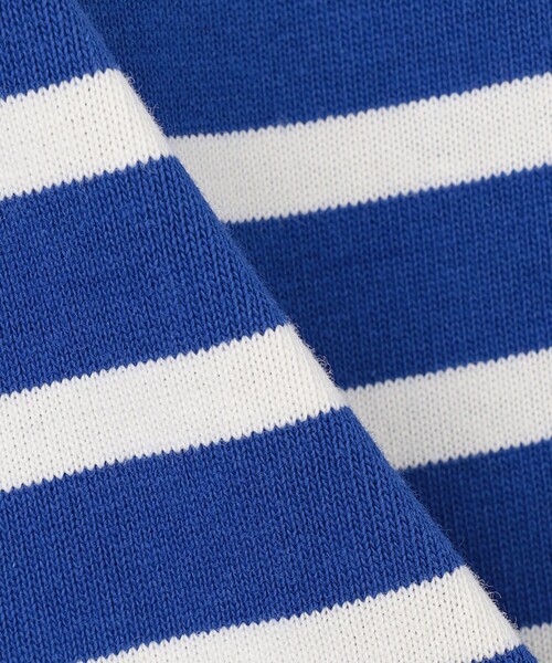 SHARE PARK（シェアパーク）の「【KIDS】UVカット ボーダーロゴTシャツ（Tシャツ/カットソー・キッズ・ブルー系1/ホワイト系1・120/100/110）」の13枚目の写真