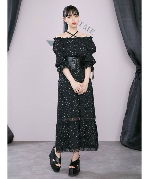 EATME（イートミー）の「マムルークスリーブオフショルTOP（セットアップ可能）（シャツ/ブラウス・レディース・ブラック/ピンク/その他1・FREE）」の9枚目の写真