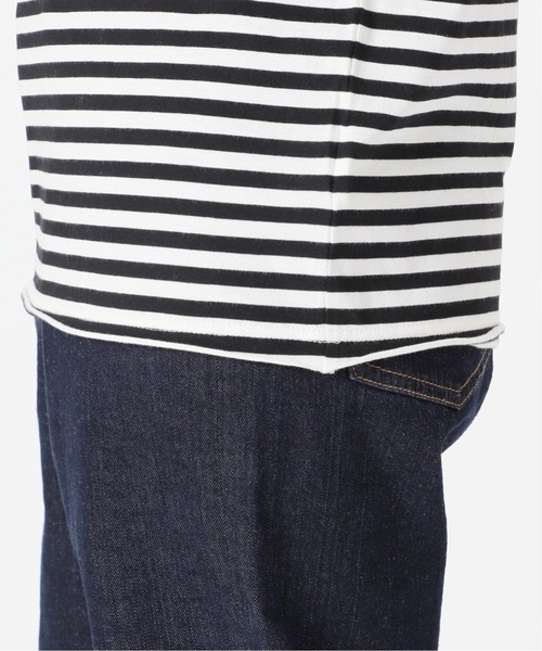 SLOBE IENA（スローブイエナ）の「《追加2》レイヤードスリーブロンTEE◆（Tシャツ/カットソー・レディース・ホワイト/ナチュラル/ブルー系その他・FREE）」の12枚目の写真