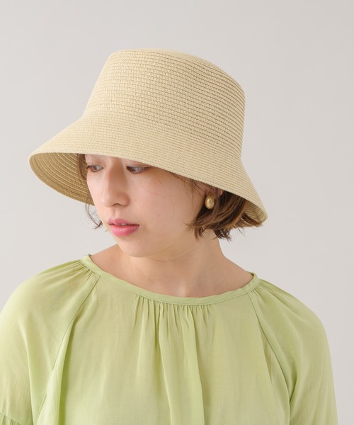 KATHARINE ROSS（キャサリンロス）の「【KATHARINE ROSS】ペーパーブレードバケットハット WEB限定（ハット・レディース・ブラック/ベージュ/アイボリー・MEDIUM）」の10枚目の写真