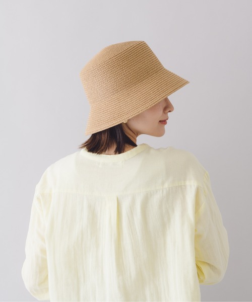 KATHARINE ROSS（キャサリンロス）の「【KATHARINE ROSS】ペーパーブレードバケットハット WEB限定（ハット・レディース・ブラック/ベージュ/アイボリー・MEDIUM）」の19枚目の写真