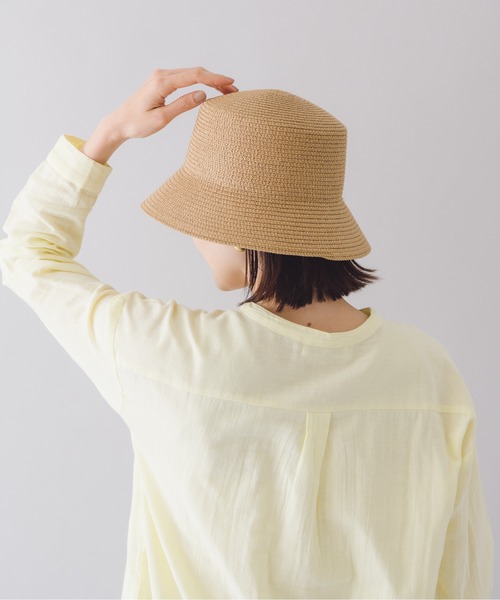 KATHARINE ROSS（キャサリンロス）の「【KATHARINE ROSS】ペーパーブレードバケットハット WEB限定（ハット・レディース・ブラック/ベージュ/アイボリー・MEDIUM）」の18枚目の写真