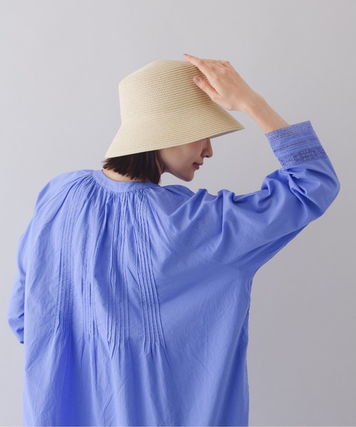 KATHARINE ROSS（キャサリンロス）の「【KATHARINE ROSS】ペーパーブレードバケットハット WEB限定（ハット・レディース・ブラック/ベージュ/アイボリー・MEDIUM）」の21枚目の写真