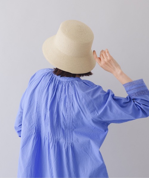 KATHARINE ROSS（キャサリンロス）の「【KATHARINE ROSS】ペーパーブレードバケットハット WEB限定（ハット・レディース・ブラック/ベージュ/アイボリー・MEDIUM）」の20枚目の写真