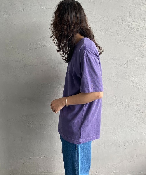 Carhartt WIP（カーハートダブリューアイピー）の「[carhartt WIP/カーハートダブリューアイピー]  NELSON ワンポイントロゴＴシャツ（Tシャツ/カットソー・レディース・ブラック/パープル/ナチュラル・M/L）」の14枚目の写真