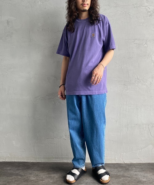 Carhartt WIP（カーハートダブリューアイピー）の「[carhartt WIP/カーハートダブリューアイピー]  NELSON ワンポイントロゴＴシャツ（Tシャツ/カットソー・レディース・ブラック/パープル/ナチュラル・M/L）」の20枚目の写真