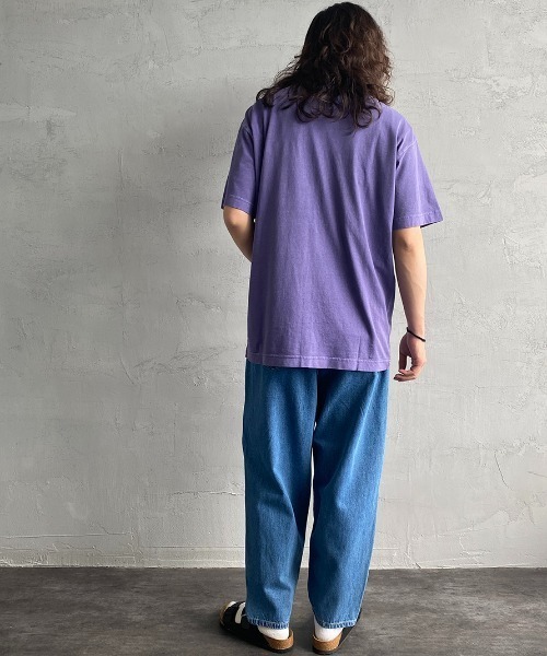 Carhartt WIP（カーハートダブリューアイピー）の「[carhartt WIP/カーハートダブリューアイピー]  NELSON ワンポイントロゴＴシャツ（Tシャツ/カットソー・レディース・ブラック/パープル/ナチュラル・M/L）」の8枚目の写真