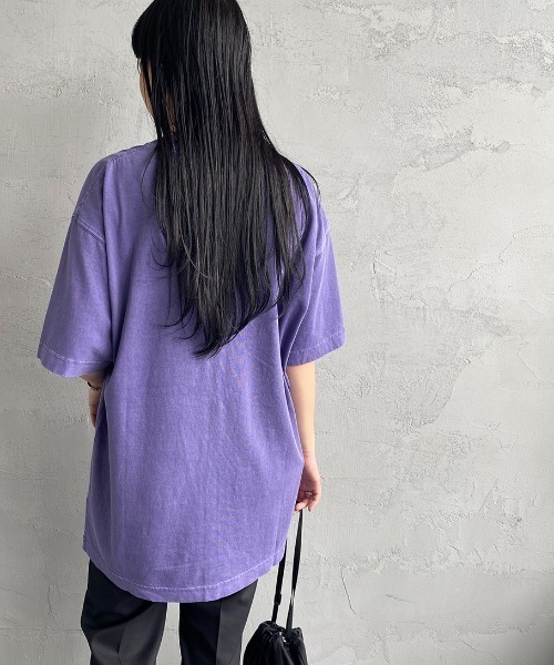 Carhartt WIP（カーハートダブリューアイピー）の「[carhartt WIP/カーハートダブリューアイピー]  NELSON ワンポイントロゴＴシャツ（Tシャツ/カットソー・レディース・ブラック/パープル/ナチュラル・M/L）」の7枚目の写真
