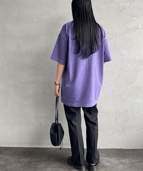 Carhartt WIP（カーハートダブリューアイピー）の「[carhartt WIP/カーハートダブリューアイピー]  NELSON ワンポイントロゴＴシャツ（Tシャツ/カットソー・レディース・ブラック/パープル/ナチュラル・M/L）」の19枚目の写真