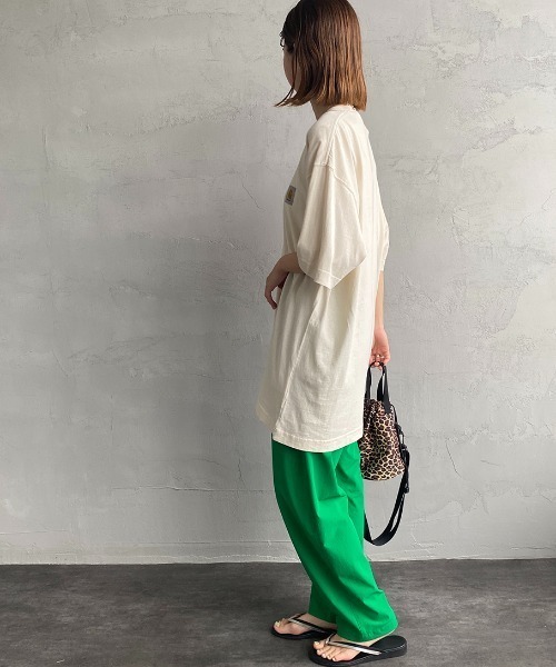 Carhartt WIP（カーハートダブリューアイピー）の「[carhartt WIP/カーハートダブリューアイピー]  NELSON ワンポイントロゴＴシャツ（Tシャツ/カットソー・レディース・ブラック/パープル/ナチュラル・M/L）」の5枚目の写真