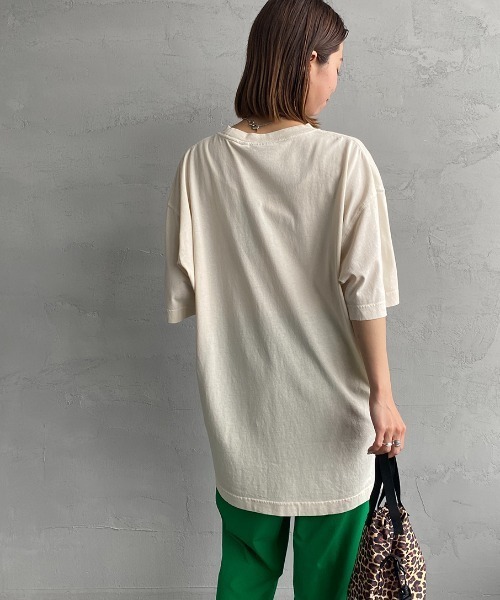 Carhartt WIP（カーハートダブリューアイピー）の「[carhartt WIP/カーハートダブリューアイピー]  NELSON ワンポイントロゴＴシャツ（Tシャツ/カットソー・レディース・ブラック/パープル/ナチュラル・M/L）」の17枚目の写真