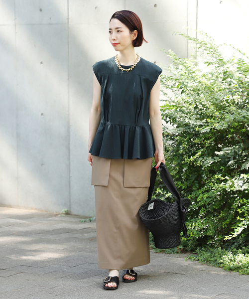 VERMEIL par iena(ヴェルメイユパーイエナ)の「【ATP ATELIER/エーティーピーアトリエ】MONZA BLACK VACCHETTA(サンダル・レディース・ブラック・38/36/37)」の2枚目の写真
