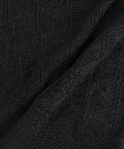 ADAM ET ROPE'（アダムエロペ）の「【一部直営店舗・WEB限定】クロシェライン2WAYベスト（ベスト・レディース・グリーン/オフホワイト/ブラック・FREE）」の16枚目の写真