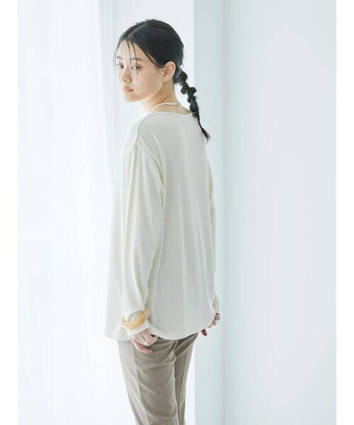 AMERICAN HOLIC（アメリカンホリック）の「SET リブカットプルオーバー+メッシュベスト（Tシャツ/カットソー・レディース・ベージュ/ブラック・L/M）」の21枚目の写真