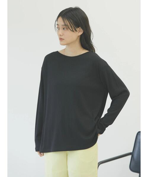 AMERICAN HOLIC（アメリカンホリック）の「SET リブカットプルオーバー+メッシュベスト（Tシャツ/カットソー・レディース・ベージュ/ブラック・L/M）」の9枚目の写真