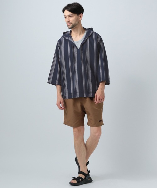 SUNNY SPORTS(サニースポーツ)の「【SUNNY SPORTS×BAYFLOW】メキシカンパーカ(パーカー・メンズ・ネイビー/ベージュ・MEDIUM/LARGE)」の4枚目の写真