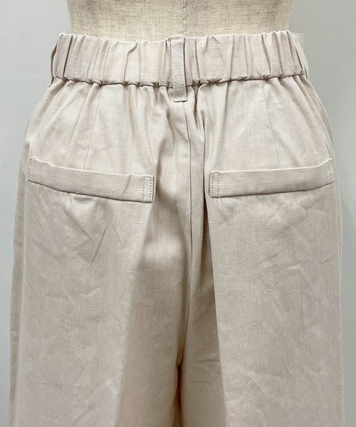 PICCIN（ピッチン）の「シャンブレーパンツ（その他パンツ・レディース・ベージュ/ネイビー・M）」の21枚目の写真