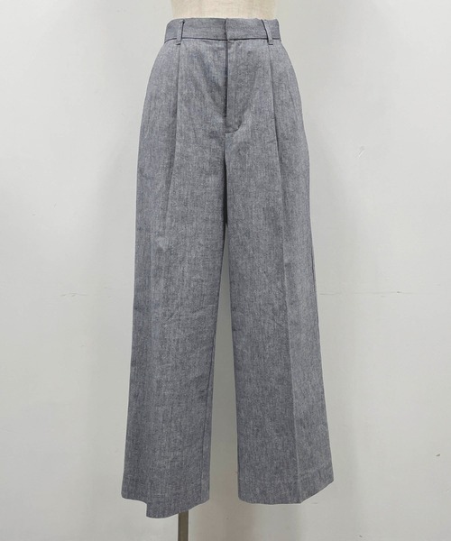 PICCIN（ピッチン）の「シャンブレーパンツ（その他パンツ・レディース・ベージュ/ネイビー・M）」の15枚目の写真