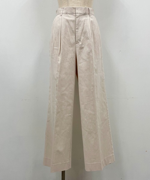 PICCIN（ピッチン）の「シャンブレーパンツ（その他パンツ・レディース・ベージュ/ネイビー・M）」の16枚目の写真