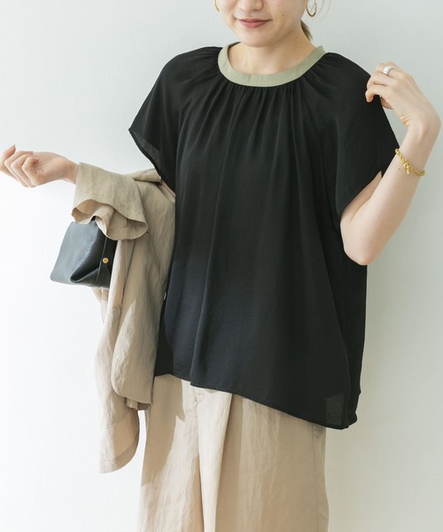 URBAN RESEARCH - アーバンリサーチBACKリボンゆるっとブラウス 楽天市場】レディスシャツ(Backリボンブラウス (5分袖