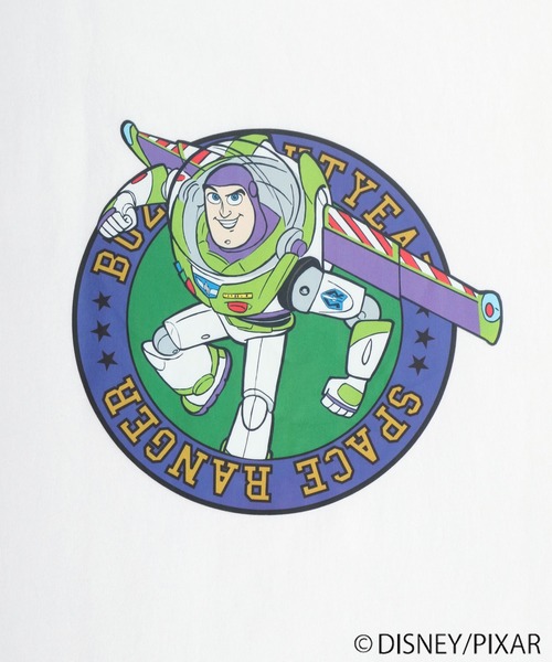 Disney(ディズニー)の「TOY STORY/トイ・ストーリー イラスト キャラクター ラグラン Tシャツ(Tシャツ/カットソー・レディース・チャコールグレー/パープル/オフホワイト/オレンジ・M/L)」の10枚目の写真