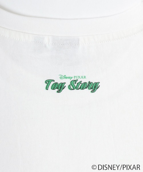 Disney(ディズニー)の「TOY STORY/トイ・ストーリー イラスト キャラクター ラグラン Tシャツ(Tシャツ/カットソー・レディース・チャコールグレー/パープル/オフホワイト/オレンジ・M/L)」の8枚目の写真