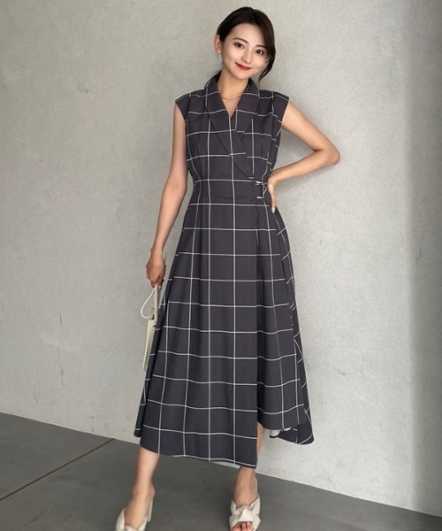 つぶあん　 René ルネ　ウィンドウペンチェック　ワンピース　未使用 ウィンドペンチェックワンピース /MM547417 – MISCH MASCH|31 Sons de mode