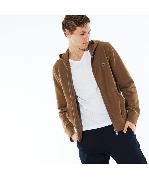 LACOSTE�i���R�X�e�j�́u���Q�� �v���~�A�� �X�E�F�b�g�p�[�J�i�p�[�J�[�j�v�b�J�[�L�u���E��