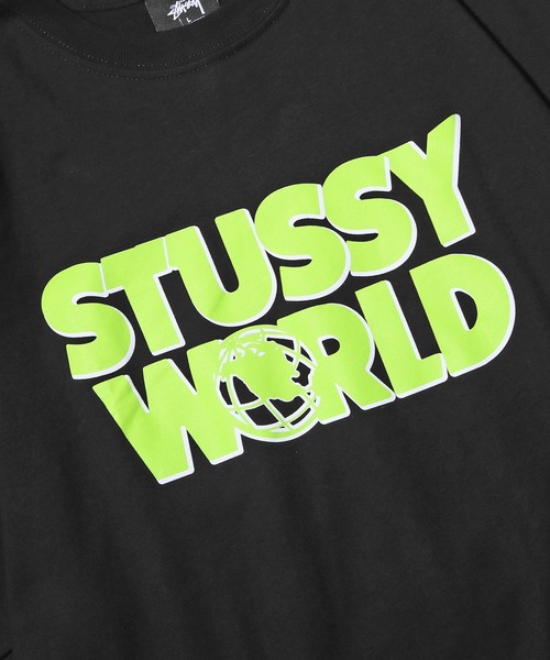 STUSSY(ステューシー)の「STUSSY/ステューシー STUSSY WORLD TEE 半袖Tシャツ(Tシャツ/カットソー・メンズ・ネイビー/ブラック・M/L/XL)」の7枚目の写真