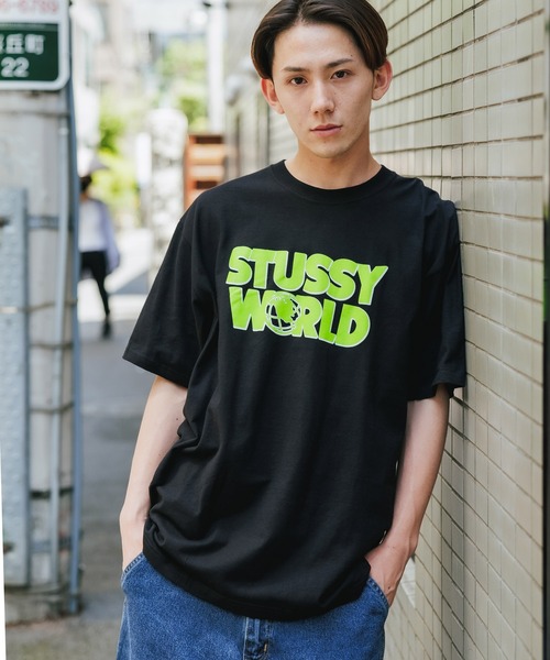 STUSSY(ステューシー)の「STUSSY/ステューシー STUSSY WORLD TEE 半袖Tシャツ(Tシャツ/カットソー・メンズ・ネイビー/ブラック・M/L/XL)」の15枚目の写真