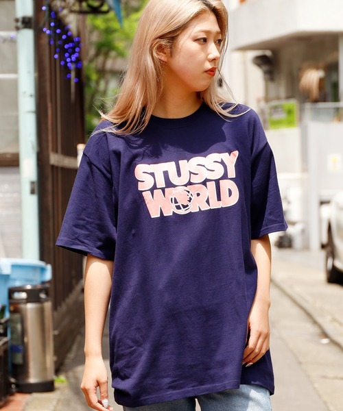 STUSSY(ステューシー)の「STUSSY/ステューシー STUSSY WORLD TEE 半袖Tシャツ(Tシャツ/カットソー・メンズ・ネイビー/ブラック・M/L/XL)」の17枚目の写真