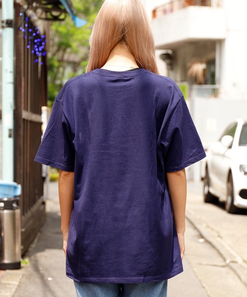 STUSSY(ステューシー)の「STUSSY/ステューシー STUSSY WORLD TEE 半袖Tシャツ(Tシャツ/カットソー・メンズ・ネイビー/ブラック・M/L/XL)」の4枚目の写真