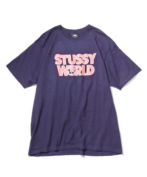 STUSSY(ステューシー)の「STUSSY/ステューシー STUSSY WORLD TEE 半袖Tシャツ(Tシャツ/カットソー・メンズ・ネイビー/ブラック・M/L/XL)」の14枚目の写真