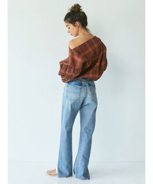 Ungrid(アングリッド)の「チェックボリュームブラウス(シャツ/ブラウス・レディース・ブラック/ダークオレンジ・FREE)」の16枚目の写真