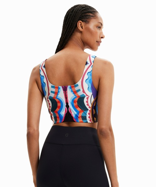Desigual(デシグアル)の「M.Christian Lacroix スポーツトップ(その他トップス・レディース・マルチ・S/L/M)」の4枚目の写真
