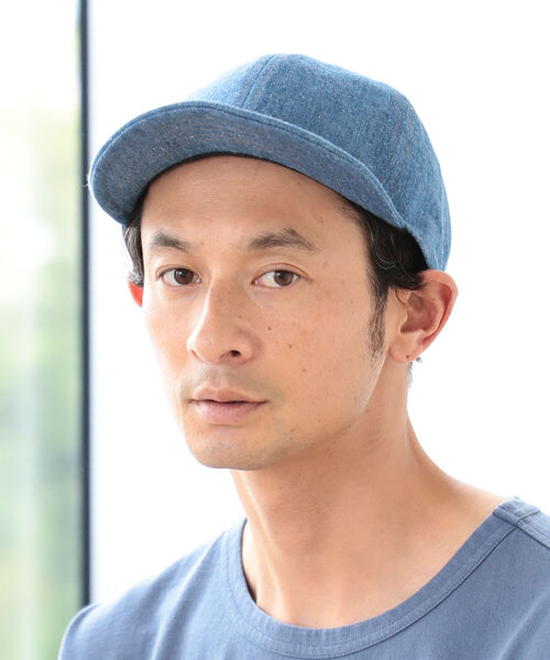 B:MING by BEAMS（ビーミングバイビームス）の「B:MING by BEAMS / デニムライク ベースボールキャップ（キャップ・メンズ・ライトインディゴブルー/インディゴブルー・FREE）」の7枚目の写真