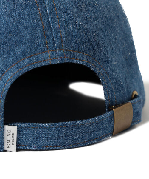 B:MING by BEAMS（ビーミングバイビームス）の「B:MING by BEAMS / デニムライク ベースボールキャップ（キャップ・メンズ・ライトインディゴブルー/インディゴブルー・FREE）」の3枚目の写真