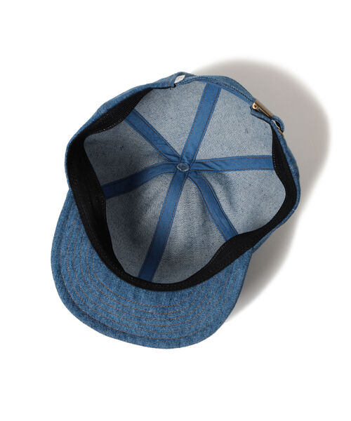 B:MING by BEAMS（ビーミングバイビームス）の「B:MING by BEAMS / デニムライク ベースボールキャップ（キャップ・メンズ・ライトインディゴブルー/インディゴブルー・FREE）」の9枚目の写真