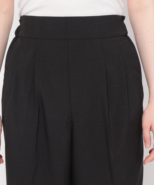 LEPSIM（レプシィム）の「ワイドタックイージーパンツ　295770（スラックス・レディース・ブラウン/ベージュ/ブラック・MEDIUM/LARGE）」の13枚目の写真