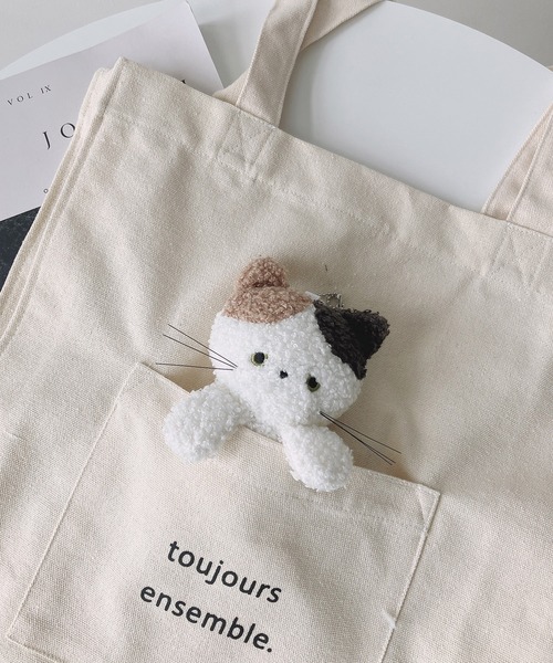 AS KNOW AS plus(アズノゥアズプラス)の「♪もっと一緒にトートバッグ(トートバッグ・レディース・ホワイト系その他/ホワイト系その他2/グレー系その他/ブラウン系その他/ベージュ系その他/ブルー系その他/ブルー系その他2/ピンク系その他/ホワイト系その他3/ホワイト×ブラック/ブラウン系その他2/ブラウン系その他3/その他/ホワイト系その他4/ホワイト系その他5/ホワイト系その他6/ブラック系その他・FREE)」の8枚目の写真